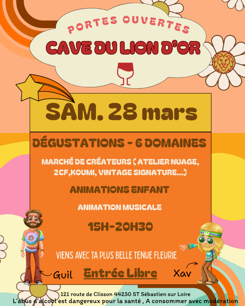 cave du lion d'or porte ouvertes samedi 28 mars 2026 vintage signature